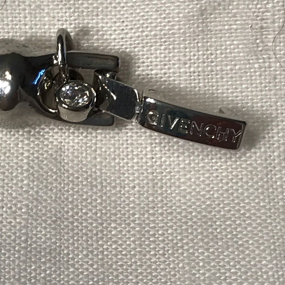Givenchy Crystal Statement Bracelet Silver Nwot - image 3